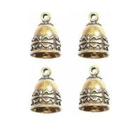 4 Pcs Jingle Brass Hanging Small Bells for Christmas Decorations