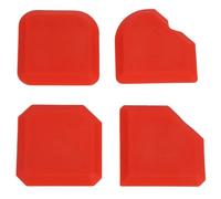 4 PCS Kit de herramientas de calafateo Remojo de silicona Remocón Removedor de silicona Sellante Herramienta de acabado en el baño Cocina en la esquina
