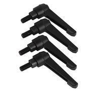 4 PCS M8 Manija de palanca de sujeción Rosca macho Mango de fijación ajustable (16MM)
