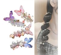4 Pcs No Damage Soft Elastic Spiral Hair Ties, Twisted Hair Wire Pony Hairwire, Colorful Telephone Cord Scrunchies for Ponytails, for Thick Hair Ponytail Holders Accessories for Women Girl (4Pcs-e)