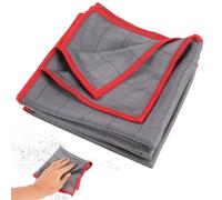 4 PCS paños fibra de carbono, 400GSM 30x30 cm paño mágico de microfibra, sin Pelusa, Reutilizable, bayetas microfibra de carbono sin rayas, Trapos para Ventanas Vidrios Baño Espejo Cocina Coche