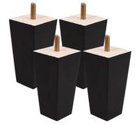 4 Pcs Patas De Madera Para Muebles Sofá Escritorio