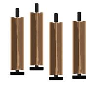 4 Pcs Patas de Muebles, Patas de Sofá de Metal, Material de Aleación de Aluminio Patas de Sofá, Patas de Mesa Ajustables, Patas de Cama, Pies de Armario, para Lavadora, con Varilla Roscada M