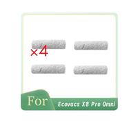 4 Pcs Roller Rag for X8 Pro Omni Sweeper Accessories Enhanced Cleaning Efficiency