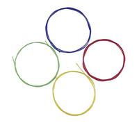 4 PCS Set Caderas de Ukelele, 3 Colores para Opción, Material de Nylon de, Sonidos Claros y Brillantes, Excelente Reemplazo para Sus Antiguas Cadenas de Ukelele (multicolor)