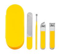 4 PCs/Set Cortaúñas De Acero Inoxidable Con Uñas Archivo Uñas Cortador De Uñas En Ángulo