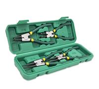 4 PCS Snap Ring alicates Conjunto de alicates de alicates de circlip de servicio pesado de 7 pulgadas para la herramienta de eliminacin del anillo d