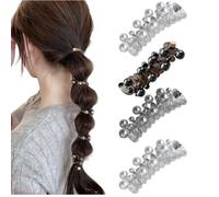 4 Pcs Soft Elastic Spiral Hair Ties,Butterfly Colorful Telephone Cord Hair Ties,Twisted Hairs Wire Pony Hairwire,for Thick Hairs Ponytail Holders Accessories for Women