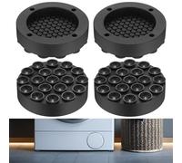 4 Pcs Soporte Lavadora, Patas Antivibracion Lavadoras, Almohadillas Antivibración para Lavadoras Antideslizantes, Patas Antivibraciones Lavadora Secadora Lavavajillas Refrigerador