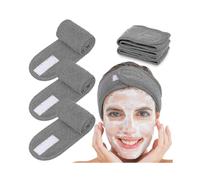 4 Pcs Spa Headband, Make Up Hair Band, Stretch Terry Cloth Headband for Sport Yoga Shower