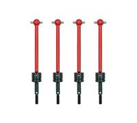 4 PCS Universal Compatible Metal ESGO DE Metal 64 mm Funciona con DT03 TT02B TT-02B RC Accesorios de Piezas de actualización de automóvil(Red)