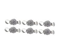 4 Pcs Vintage Sweater Cardigan Decoration Shirt Flower Brooch Color Clothing Match Suit Lavalier Skirt Man Beam Clip Alloy Material