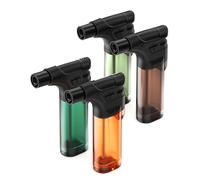 4 Pcs, VVAY Mechero Soplete de Gas Recargable, Soplete de Cocina Compacto - Sin Gas Butano Incluido
