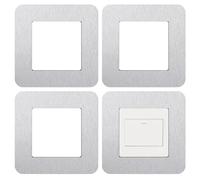 4 Pegatinas de Interruptor, Cubiertas Protectoras Decorativas, Diapasón y Pantalla de Luz, Placa de Borde para Interruptores