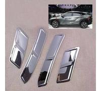 4 pegatinas para cejas de rueda delantera, trasera, izquierda y derecha de coche, embellecedor lateral