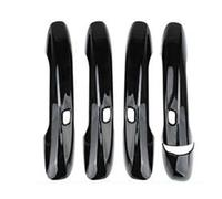 4 pegatinas para la cubierta exterior de manija puerta para Benz C E GLC GLB A B GLE GLS CLA GLA 15-24 (4 puertas con agujeros A)