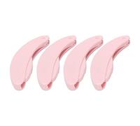 4 Peine para pestañas plegables, dientes de acero inoxidable, peine para cejas, cepillo de maquillaje para pestañas y cejas ()
