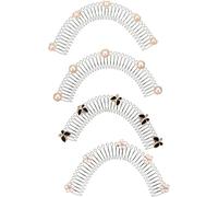 4 peines invisibles sin costuras para el acabado del cabello, material duradero hecho a mano, diseño ligero y cómodo, tamaño ajustable, agarre antideslizante, accesorios de fotografía, eventos