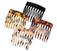 4 peines laterales franceses para mujer, pequeños clips decorativos para moño, clips de sujeción fuertes para accesorios de peinado del cabello