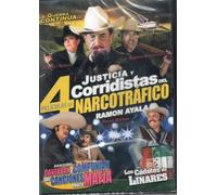 4 Peliculas Justicia Y Corridistas Del Narcotrafico (Ramon Ayala Y Rafael Buendia) ( La Banda Del Aordeon, Una Mujer Violenta, Dinero Maldito & Herencia De Mafia)