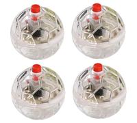 4 Pelotas para Gatos con luz LED activada por Movimiento, Juguete Interactivo de plástico de 1, 4 Pulgadas para Perros pequeños de Interior.