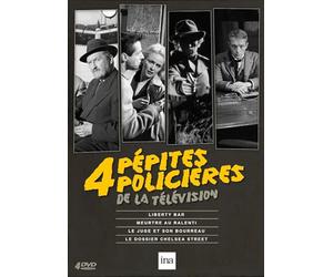4 pépites policières de la télévision : Liberty Bar + Meurtre au ralenti + Le juge et son bourreau + Le dossier Chelsea Street [Francia] [DVD]