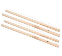 4 percas de madera para pájaros, canarios, periquitos, cacatúas, loros, jaulas de pájaros, accesorios de 19 pulgadas