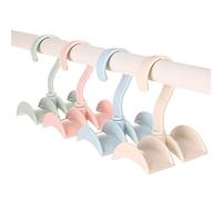 4 Perchas Giratorias Bolsos, Sombreros, Gorras, Bufandas, Pañuelos y Corbatas - Organizador de Armario Ideal para Hogar, Viaje y Oficina - Materiales Ecológicos