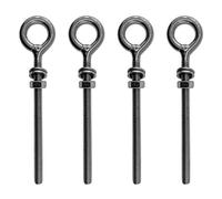 4 pernos de acero inoxidable 316 M6 de 6 mm x 80 mm (1/4" x 3 3/16") de grado marino