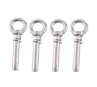 4 pernos de argolla de anclaje de expansión de elevación de anillo M10, tornillo de expansión de acero inoxidable 304 for pared de ladrillo de hormigón(M10x90mm)