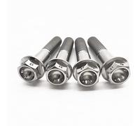 4 Pernos de Titanio M6 con Cabeza Hueca Hexagonal Exterior para Motocicleta, M6 x 10, M6 x 15, M6 x 20, M6 x 25, M6 x 30, M6 x 35, M6 x 40, M6 x 50
