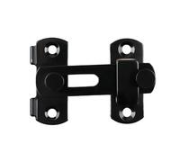 4 pestillos universales for puertas corredizas de granero, pestillo de palanca de 90 a 180 grados, tapón for puerta de ventana de armario. Para Puerta(L-Black-180degrees)
