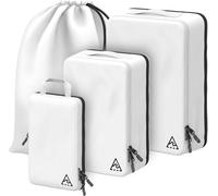 4-Piece Deluxe Compression Packing Cubes Travel - Maximize Space In Luggage With Double Capacity Design, Cubos de embalaje de compresión de lujo para viajes, grandes, pequeños y medianos