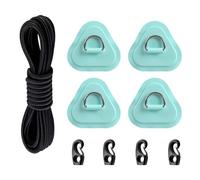 4-Piece Paddleboard D-Ring Kit, Inflatable Boat/Kayak Paddleboard Accessory