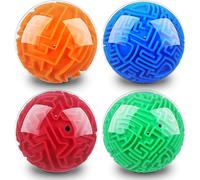 4 Pieces 3d Gravity Maze Ball Maze Puzzle Ball Magic Brain Teasers Games Sphere Educational Puzzle Toys Maze Puzzle Cube