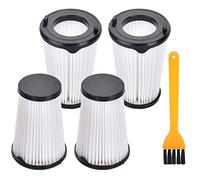 4 Pieces Filtro para AEG CX7-2 Aspiradora, 4 piezas Filtro Compatible para CX7 AEF 150 Ergorapido, Filtros para Aspiradora, Filtro HEPA de Repuesto, Lavable y Reutilizable, con Cepillo