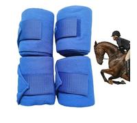 4 Pieces Horse Front Legs Wraps Guard, Horse Bandages For Legs, 98 Inches Protector Bandaging Supplies Equestrian Accessories Front For Tendon Damage Outdoor Riding