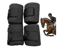 4 Pieces Horse Front Legs Wraps Guard, Horse Bandages For Legs, 98 Inches Protector Bandaging Supplies Equestrian Accessories Front For Tendon Damage Outdoor Riding