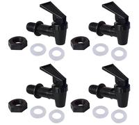 4 Pieces Replacement Cooler Faucet Water Bottle Jug, Dispenser Tap Set, Reusable Spigot Spout Water Zekai