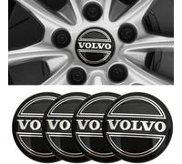 4 Pieces Tapones Adhesivos para Tapacubos, para Volvo S90 S60 XC60 XC40 XC90 V40 V60 S60 S80 56MM Tapacubos de Ruedas Tapas Centrales Material Impermeable al Agua Accesorios de Estilo