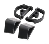4 pies de enganche y caballete para bancos de trabajo WM225 WM425, compatible con piezas 242416-00 242394-00, kit de pies de soporte negros resistentes