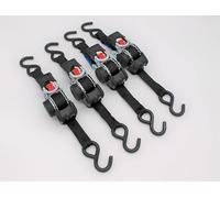 4 pieza automático MAW - Correa tensora, Trinchas de Sujeción, Correas de Sujeción con S Ganchos de 1,8 m x 25 mm, 300600 Dan # 1