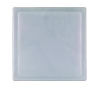 4 pieza BM bloques de vidrio nube SUPER white bloque de vidrio satinado por dos lado 24x24x8 cm