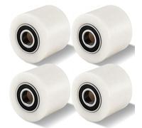 4 pieza Ruedas para Transpaleta Nylon 80 x 70 mm, Eje 20mm Ruedas para Transpaleta avec Roulements à Billes Roues Capacidad de Carga de 1000 kg pour Transpalettes Camions de Transport