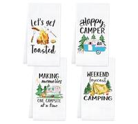 4 Pieza Torchons à Vaisselle en Microfibre Superabsorbentes Trapos Cocina Toallas de Mano Paños de Cocina 45 * 66cm Tea Towel Toalla de Decoración Cocina Trapos de Cocina para Hogar y Coci