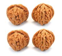 4 piezas 2026 nuevas nueces wenwan nueces, bola de fidget de nuez china, nueces y masajes, juguetes para aliviar el estrés (amarillo)