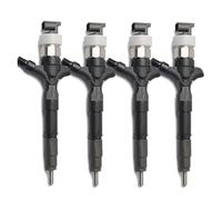 4 piezas 23670-30300, conjunto de boquillas de inyección diésel 2367030300, juego de inyectores de combustible 23670-30300, compatible con Toyota HIACE HILUX 2.5D 2KD-FTV