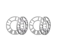 4 Piezas 3/5/8/10mm Universal Auto Cubo Rueda Coche Espaciadores Neumáticos Adaptador Placa Cuñas Para 4x100 4x114,3 5x100 5x108 5x114,3 5x120 Separadores Ruedas Coche(4Piece 8MM)