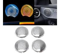 4 Piezas 3 Cubiertas De Altavoz De Rango Medio De Puerta De 3 Colores Cubierta De Reproductor De Audio De Altavoz De Puerta Embellecedor De Luz Ambiental Reemplazo Para Mercedes-Benz C GLC E-Class