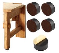 4 Piezas 3cm Elevadores de Muebles Acero al Carbono, Diámetro 6 cm